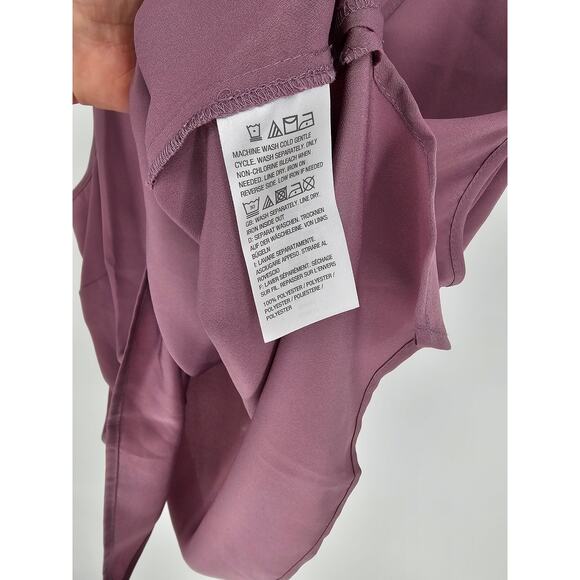 Linea By Louis Dell'Olio Women's Purple Polyester Sleeveless Tank Top Size 1X - Picture 4 of 5